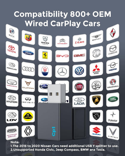 Adaptateur Bluetooth 5.0 aptX-HD pour Audi AMI/MMI, Mercedes et Volkswagen