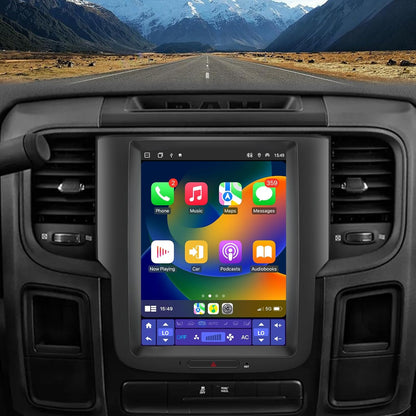 Système Stéréo Android 13 pour Dodge Ram 2013-2018 1500/2500/3500, Écran 10.4" T Style, Compatible CarPlay & Android Auto