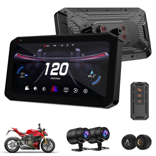 Système de Navigation Intelligent 7" Ultra pour Moto - Compatible CarPlay & Android Auto