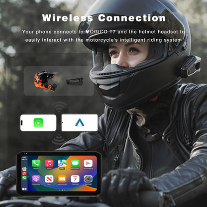 Système de Navigation Intelligent 7" Ultra pour Moto - Compatible CarPlay & Android Auto