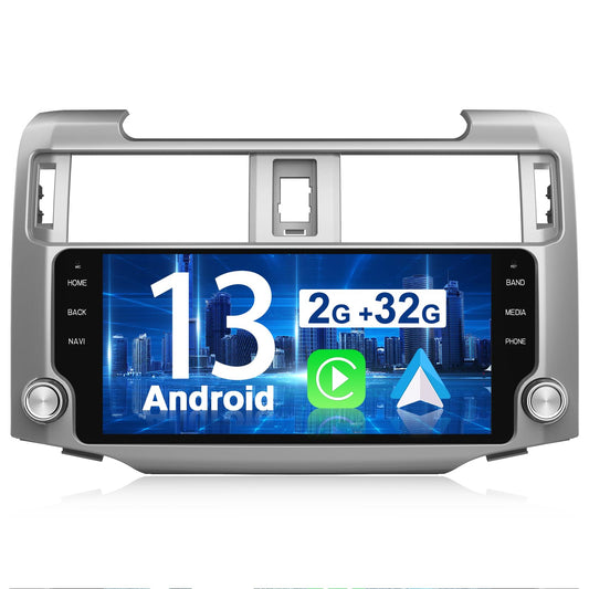Système Stéréo Android 13 pour Toyota 4Runner 2010-2022 avec Android Auto et CarPlay