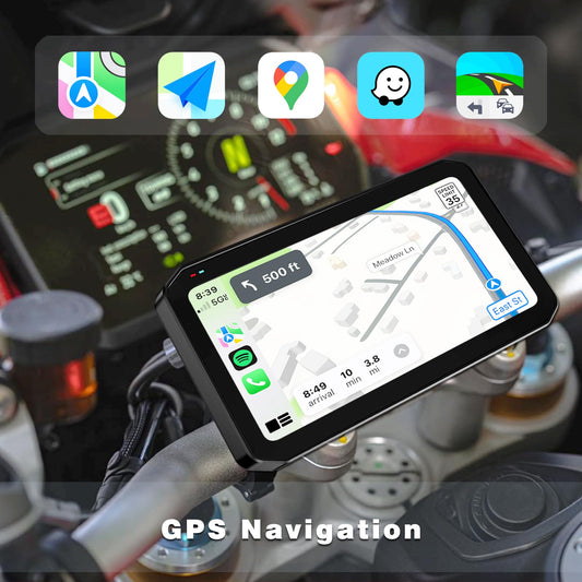 Système de Navigation Intelligent 7" Ultra pour Moto - Compatible CarPlay & Android Auto