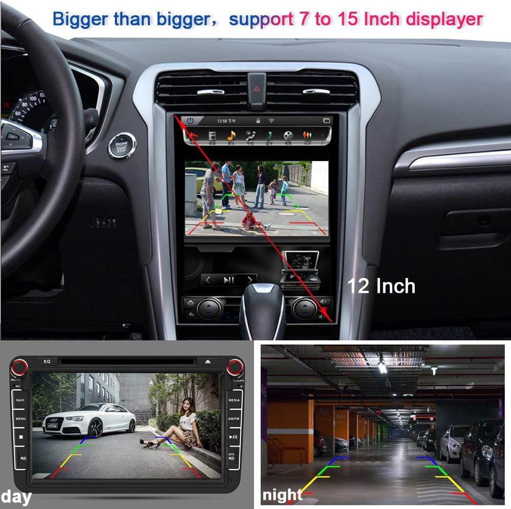Caméra de Recul Vue Arrière pour Renault Fluence, Duster, Latitude, Scénic , Mégane, Cabrio, Clio , Terrano, Lutecia et Espace
