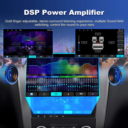 Autoradio Android 8" 4+64 Go pour Chevrolet Silverado/GMC Sierra/Yukon/Tahoe/Buick : GPS à écran tactile, Carplay, Android Auto, Bluetooth, WiFi, SWC.