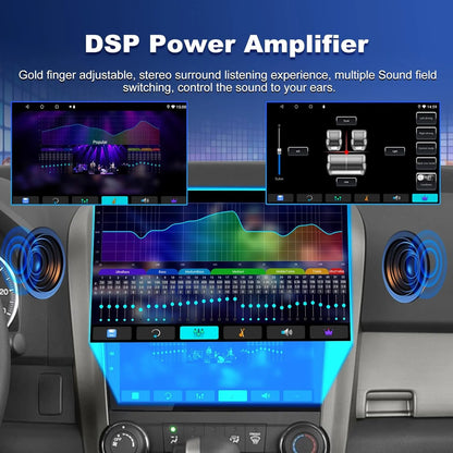 Autoradio Android 9" pour Honda CRV 2007-2011, 4+64 Go, Apple Carplay et Android Auto, GPS, Bluetooth, DSP, Radio FM, Caméra de recul