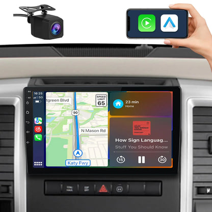 Autoradio Android 13 pour Dodge Ram 1500/2500/3500 (2009-2012) avec CarPlay et Android Auto