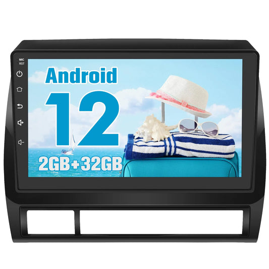 Autoradio Toyota Tacoma 2005-2015 : 9" Android 12 stéréo, Carplay, Android Auto, 2 Go de RAM, 32 Go de ROM, DSP, WiFi, GPS, Bluetooth,