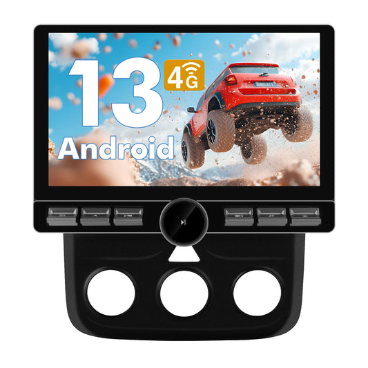 Autoradio Android pour Dodge Ram 2013-2019 : écran 10,6", 4G+64G Qualcomm 6215, Carplay/Android Auto, BT/WiFi/GPS/AM/FM/SWC/4G (SIM non inclus), AUTO AC