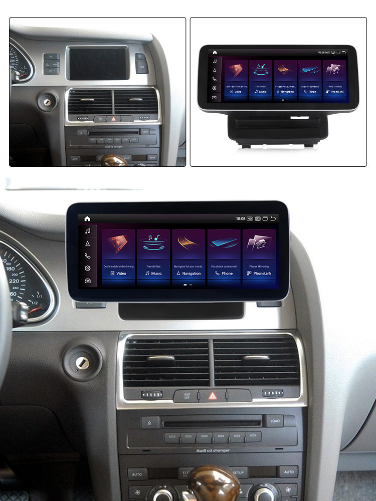 Audi Q7 2006-2015 Android 13 Autoradio CarPlay & Android Auto