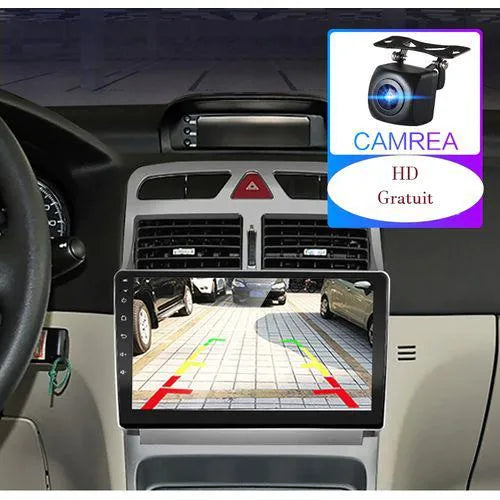 Poste Android 13//4G-64-Peugeot 307 2002-2013/Carplay-Android Auto | Autoradio | Android 14 | Écran Tactile | Bluetooth | GPS