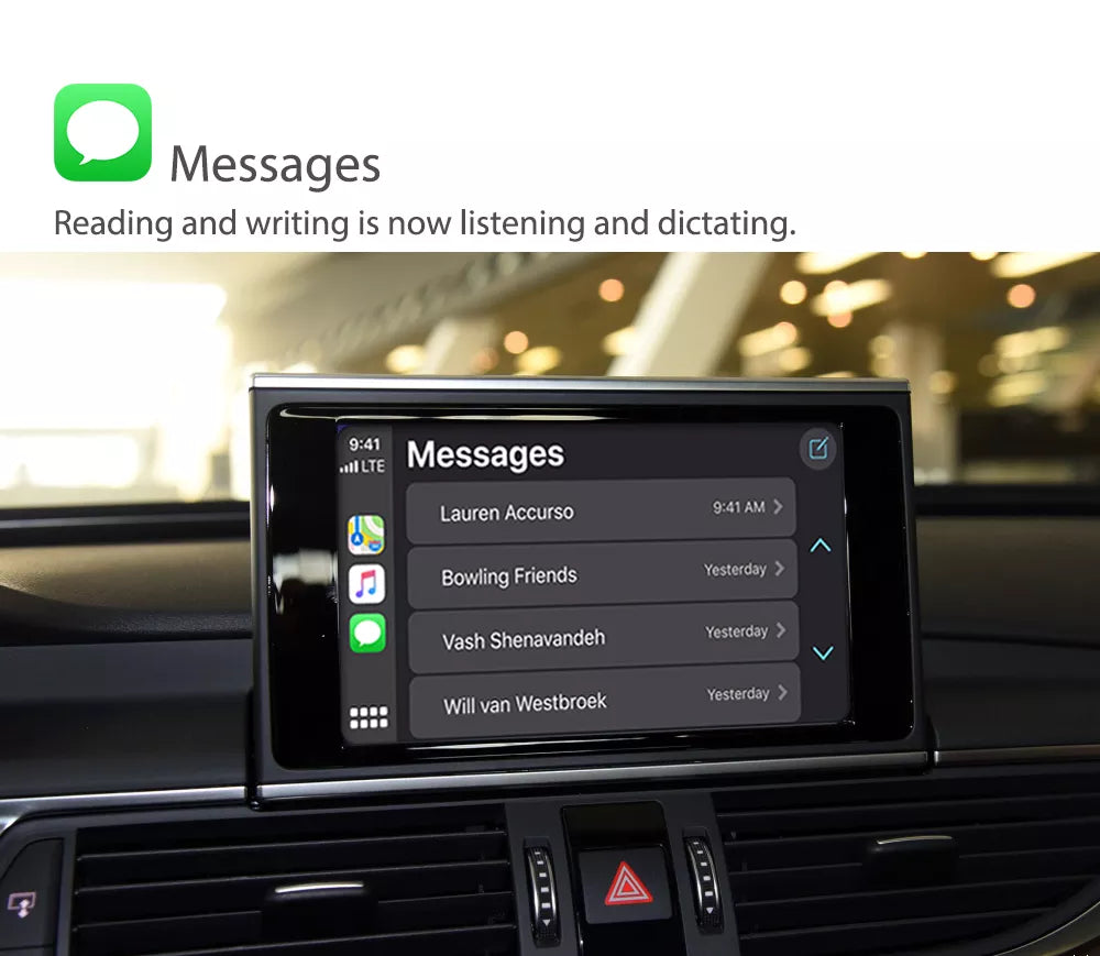 Apple CarPlay sans fil | Rétrofit pour Audi | Android Auto | Décodeur | Intégration