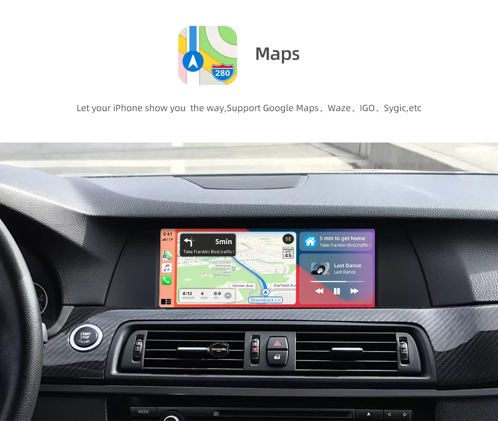 Apple CarPlay sans fil | Rétrofit pour BMW | Android Auto | Décodeur | Intégration