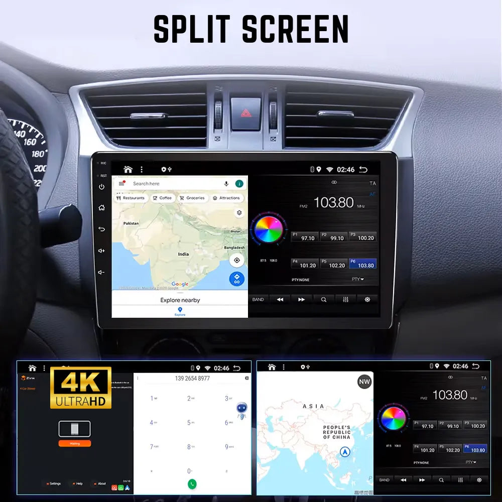 Audi Q7 2006-2015 Android 13 Autoradio CarPlay & Android Auto