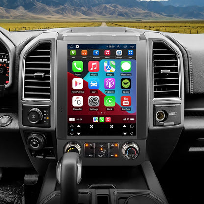 Autoradio Android 12 pour Ford F150 (2015-2018) - Écran tactile IPS 12,1", 4 Go + 64 Go, GPS, 4G LTE, WiFi, CarPlay sans fil, caméra de recul gratuite