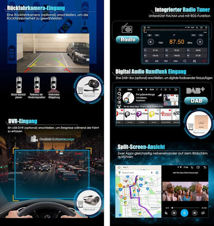 Autoradio Android 12 pour BMW Série 3 E46, M3, Rover 75, MG ZT | Écran 8.8" | CarPlay, Android Auto, GPS, DSP