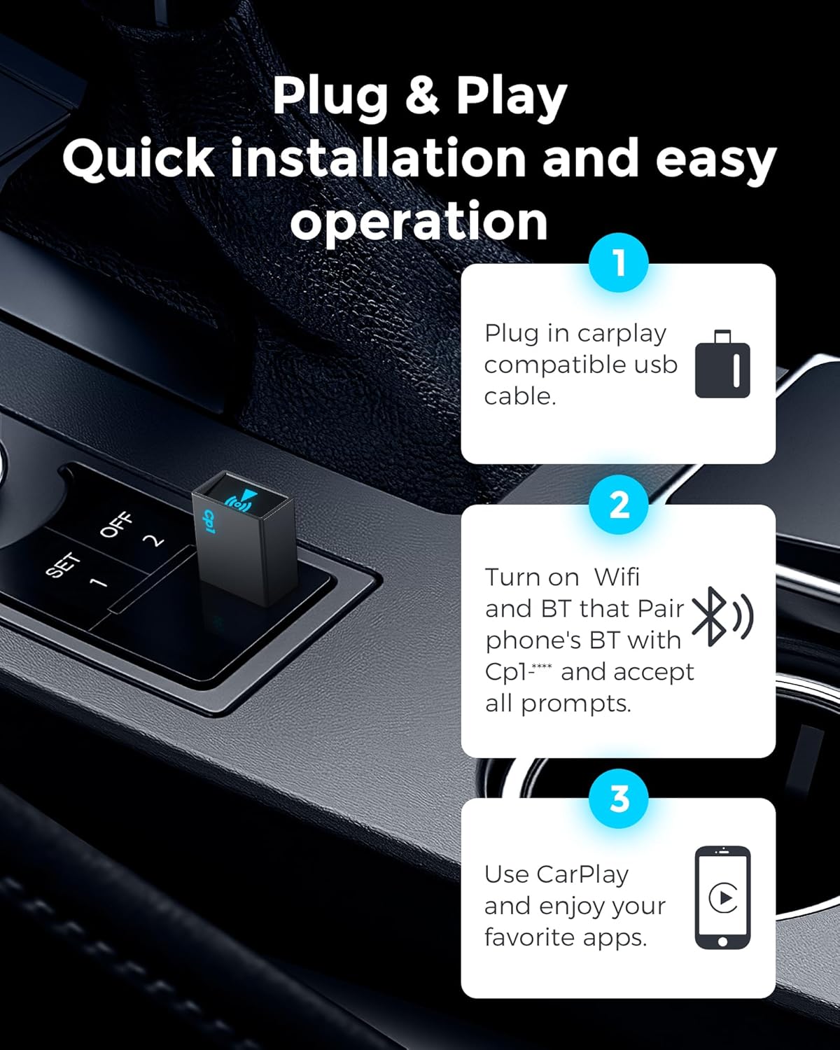Adaptateur Bluetooth 5.0 aptX-HD pour Audi AMI/MMI, Mercedes et Volkswagen