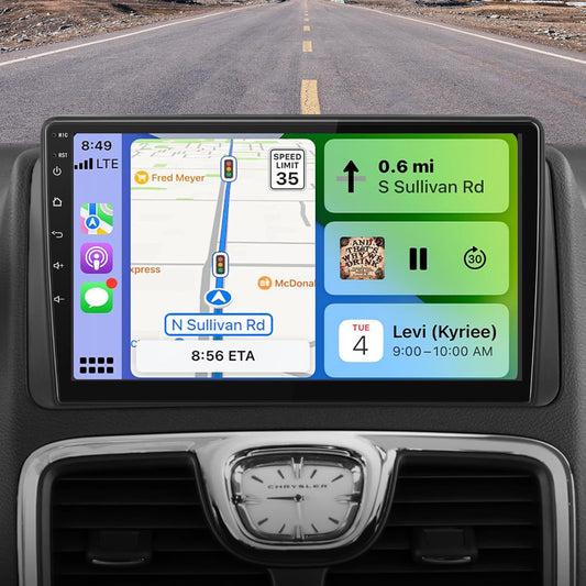 Autoradio stéréo avec CarPlay et Android Auto pour Dodge Grand Caravan (2008-2020) et Chrysler Town & Country (2011-2016)