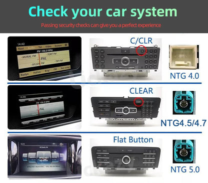 Apple CarPlay sans fil | Rétrofit pour Mercedes | Android Auto | Décodeur | Intégration