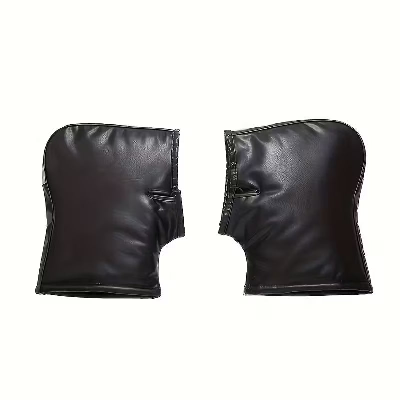 Gants de Guidon Moto & Scooter & Sania Imperméables et Coupe-Vent – Manchons Thermiques Réfléchissants pour Hiver