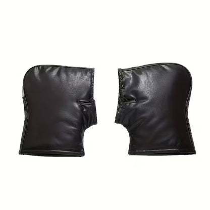 Gants de Guidon Moto & Scooter & Sania Imperméables et Coupe-Vent – Manchons Thermiques Réfléchissants pour Hiver
