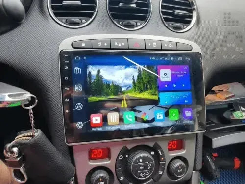 Poste Android 13//4G-64-Peugeot 308 2007-2015/Carplay-Android Auto | Autoradio | Android 14 | Écran Tactile | Bluetooth | GPS