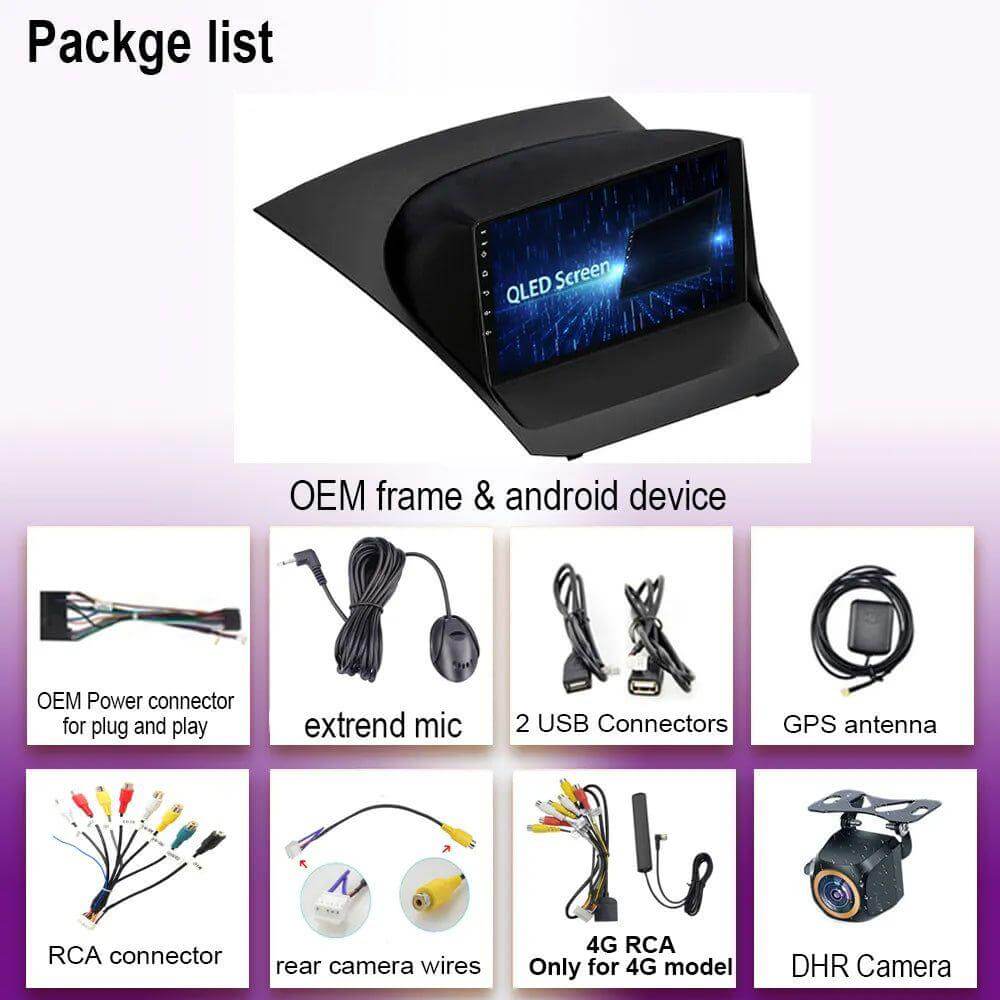 Android 11 Autoradio für Ford Fiesta MK7 2009-2016 mit Wireless Carplay Android Auto GPS Navi
