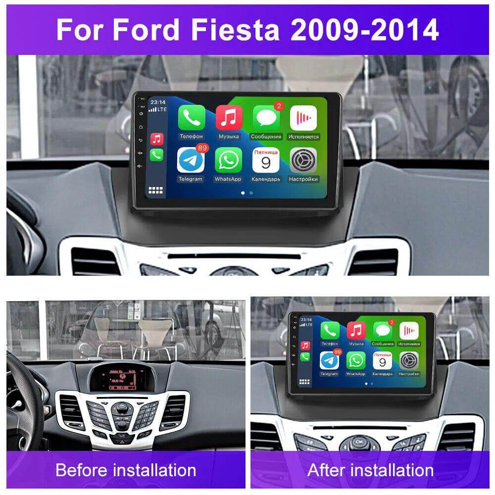 Autoradio Android Per Ford Fiesta 2009-2017 - CarPlay Wireless, Android Auto, Telecamera Retro - Foto 14