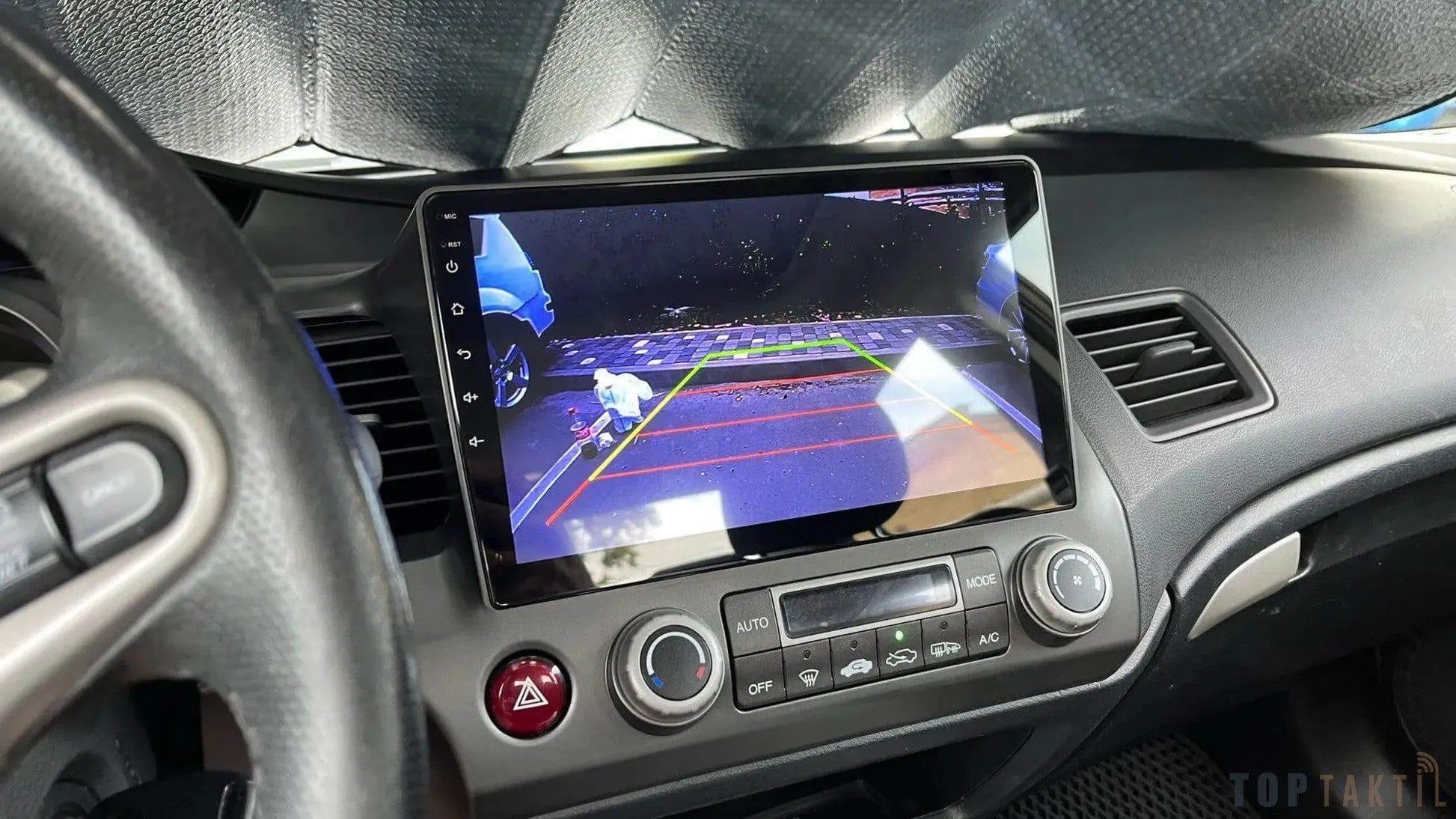 Autoradio Honda Civic 8 (2005-2012) 6G-128 Android 13 Double Enregistrement | Android 14 | Écran Tactile | CarPlay | Bluetooth | GPS