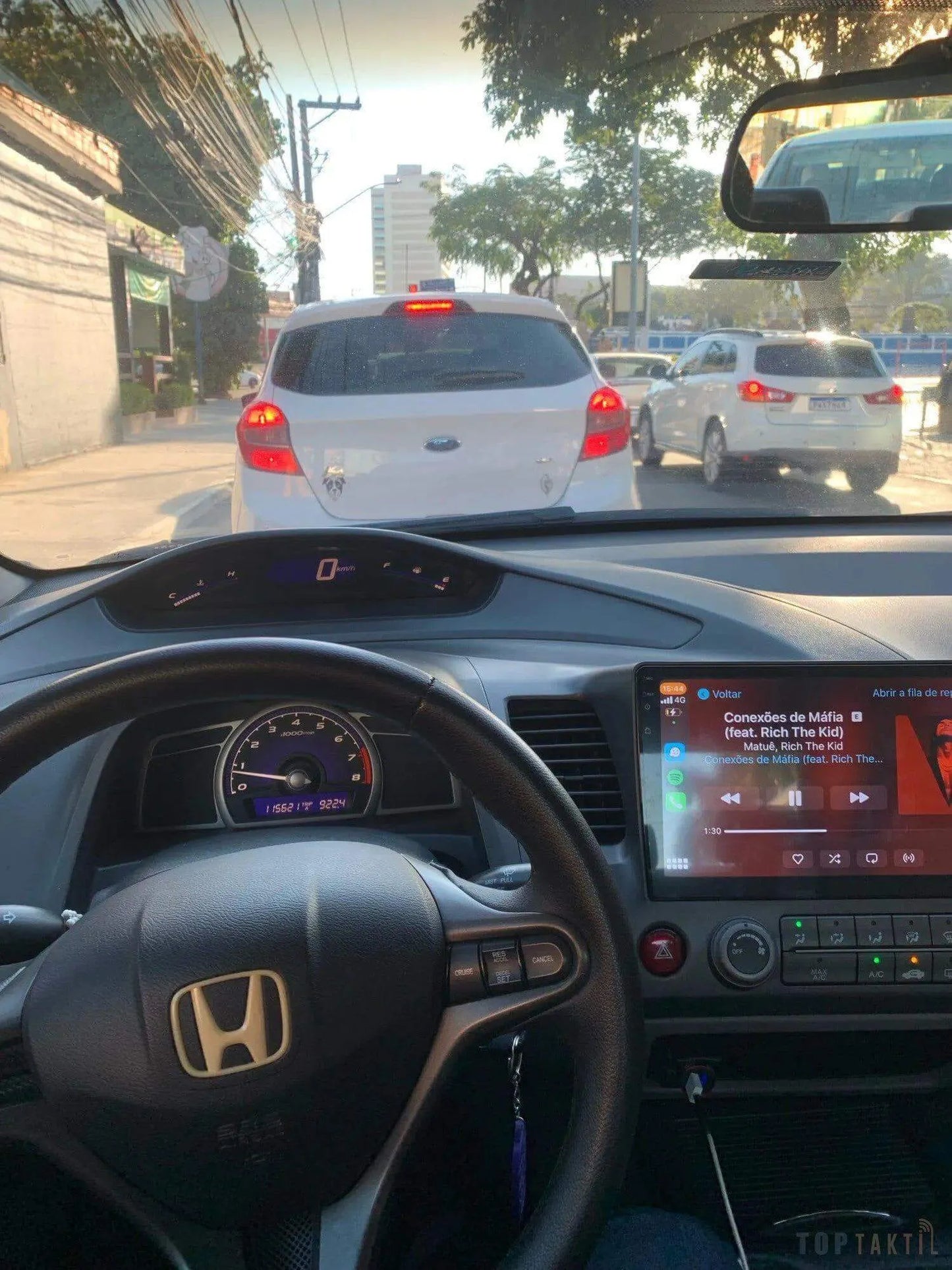 Autoradio Honda Civic 8 (2005-2012) 6G-128 Android 13 Double Enregistrement | Android 14 | Écran Tactile | CarPlay | Bluetooth | GPS