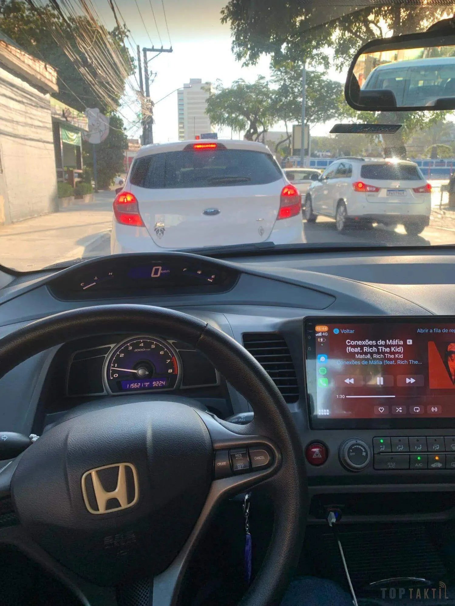 Autoradio Honda Civic 8 (2005-2012) 6G-128 Android 13 Double Enregistrement | Android 14 | Écran Tactile | CarPlay | Bluetooth | GPS