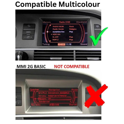 Audi A6 C6 2005-2011 Android 13 Autoradio CarPlay & Android Auto S RS