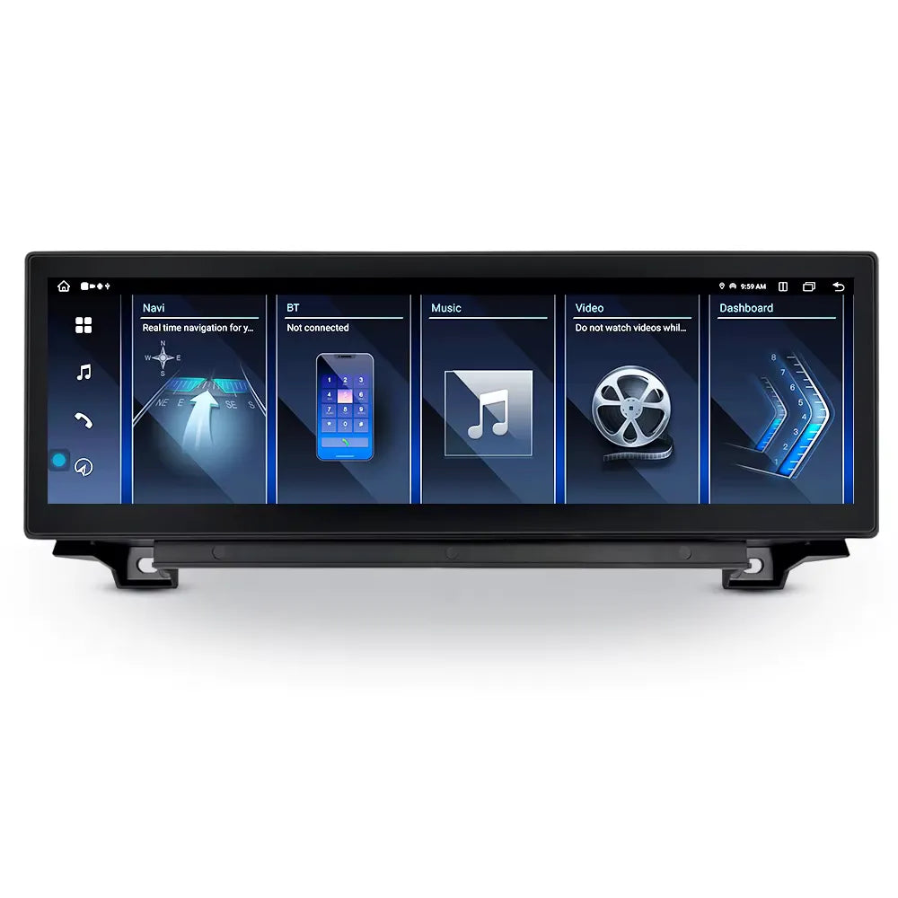 BMW 5 Series 2010-2017 F10 F11 F18 Android 13 Autoradio CarPlay & Android Auto CIC NBT