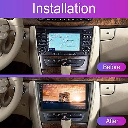 Poste Android13//4G-64//Mercedes Classe E W211/Carplay-Android Auto | Autoradio | Android 14 | Écran Tactile | Bluetooth | GPS