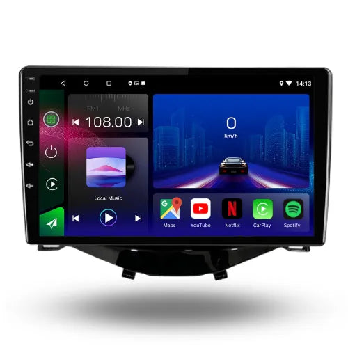 Peugeot 108 | Citroen C1 | Toyota Aygo | Android 13 Autoradio | Apple CarPlay | Android Auto