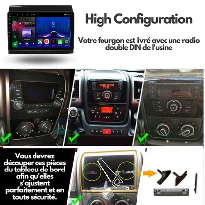 FIAT Ducato | Peugeot Boxer | Citroen Relay Jumper | 2006-2022 | Android 13 Autoradio | Apple CarPlay | Android Auto