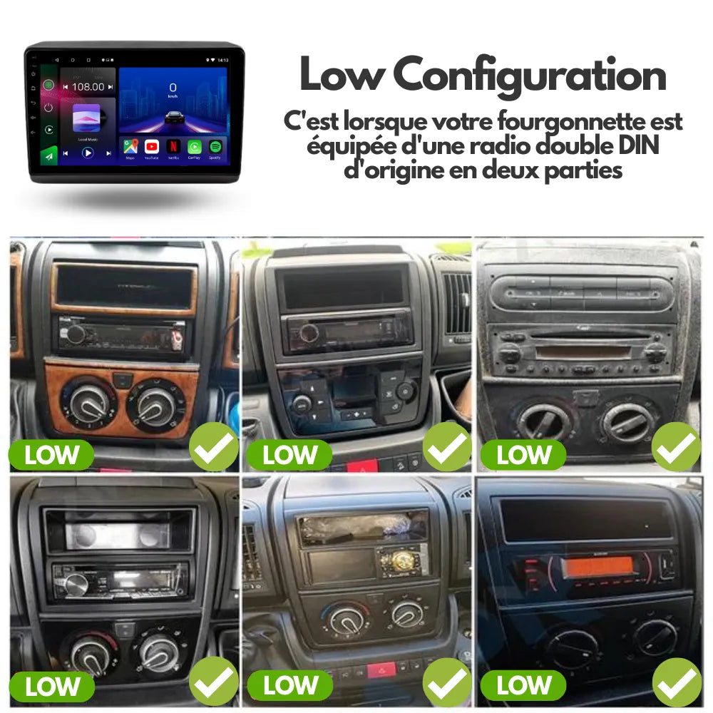 FIAT Ducato | Peugeot Boxer | Citroen Relay Jumper | 2006-2022 | Android 13 Autoradio | Apple CarPlay | Android Auto