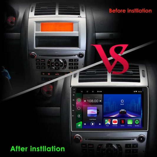 Peugeot 407 | 2004-2010 | Android 13 Autoradio | Apple CarPlay | Android Auto
