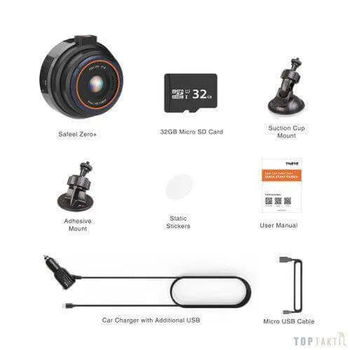Camera Dash De Voiture Dvr 32G | Autoradio | Android 14 | Écran Tactile | CarPlay | Bluetooth | GPS