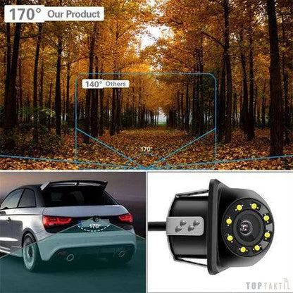 Camera De Recul Auto 8 Led | Autoradio | Android 14 | Écran Tactile | CarPlay | Bluetooth | GPS