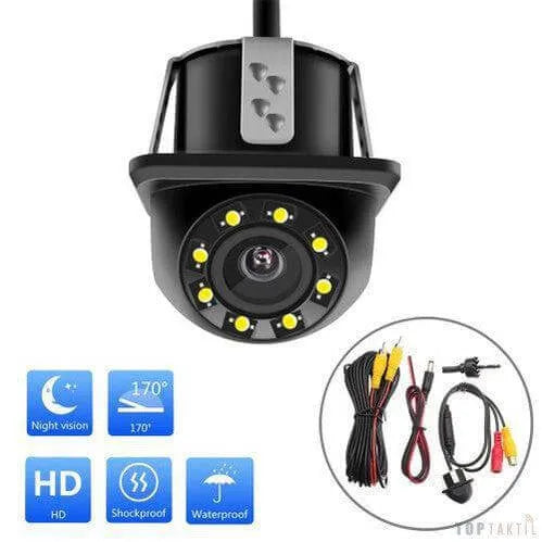 Camera De Recul Auto 8 Led | Autoradio | Android 14 | Écran Tactile | CarPlay | Bluetooth | GPS