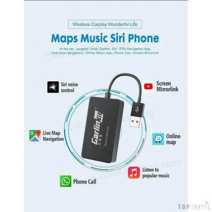 Carplay Pour Autoradio Android Sans Fil | Écran Tactile | Bluetooth | GPS