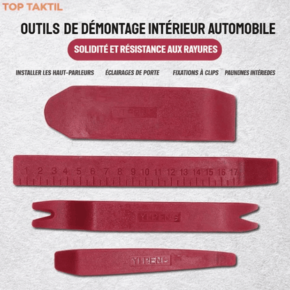Kit Outils de Démontage Autoradio &amp; Intérieur Voiture – TOP TAKTIL (10 Pièces) - toptaktil