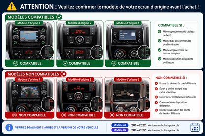 Fiat Ducato | Citroën cavalier | Peugeot Boxer | Autoradio Android 15 | Carplay et Android Auto - toptaktil