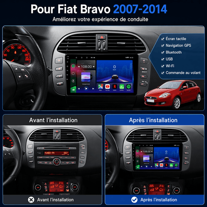 Fiat Bravo | 2007 - 2014 | Autoradio Android 15 | CarPlay |Android Auto - toptaktil