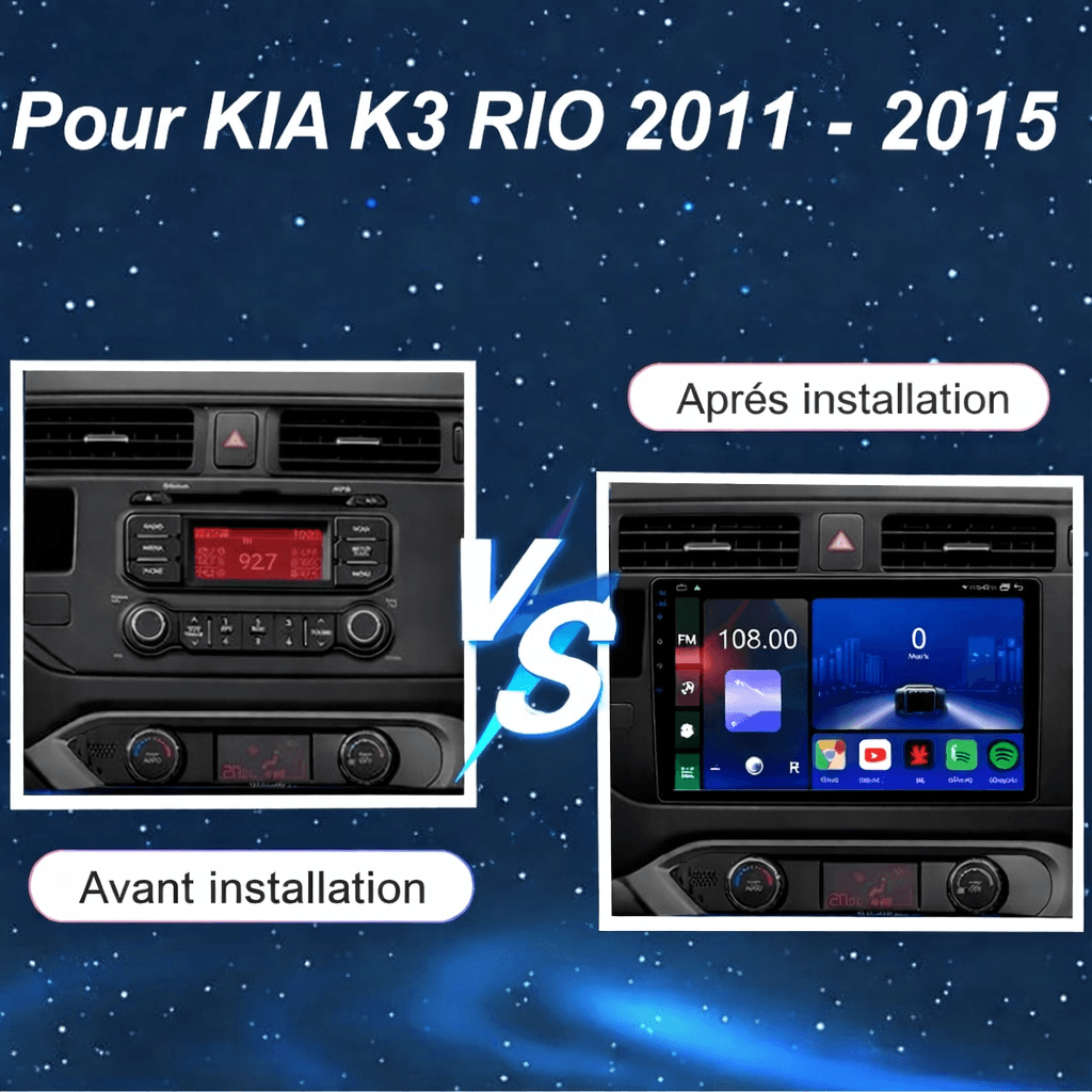 KIA RIO 2012 - 2014 | Android 15 Autoradio | Apple CarPlay | Android Auto - toptaktil