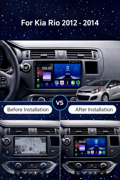 KIA RIO 2012 - 2014 | Android 15 Autoradio | Apple CarPlay | Android Auto - toptaktil