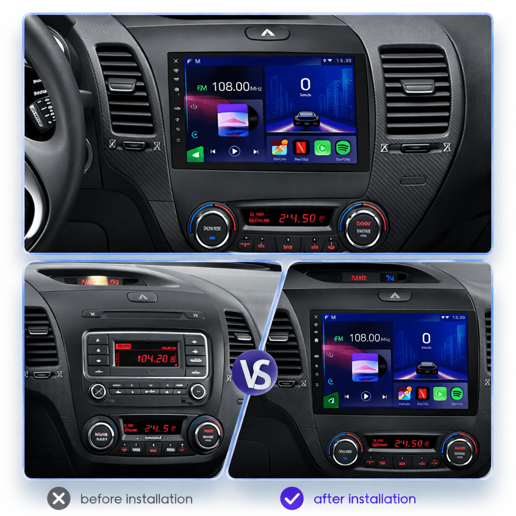 KIA Cerato | 2013 - 2017 | Android 15 Autoradio | Apple CarPlay | Android Auto - toptaktil