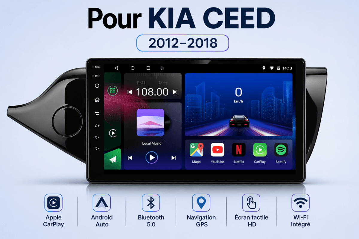 KIA CEED| 2012 - 2018 | Android 15 Autoradio | Apple CarPlay | Android Auto - toptaktil