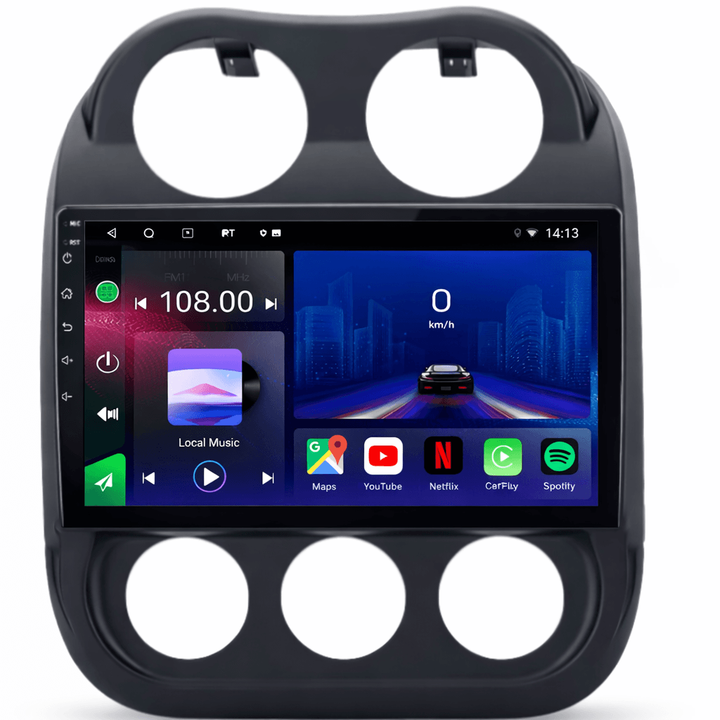 Jeep Compass Patriot | 2009 – 2016 | Android 15 Autoradio | Apple CarPlay | Android Auto - toptaktil