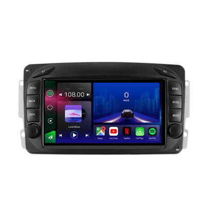 Autoradio Android 14 pour Mercedes Benz CLK-W209 (1998-2004) | Écran Tactile | CarPlay | Bluetooth | GPS